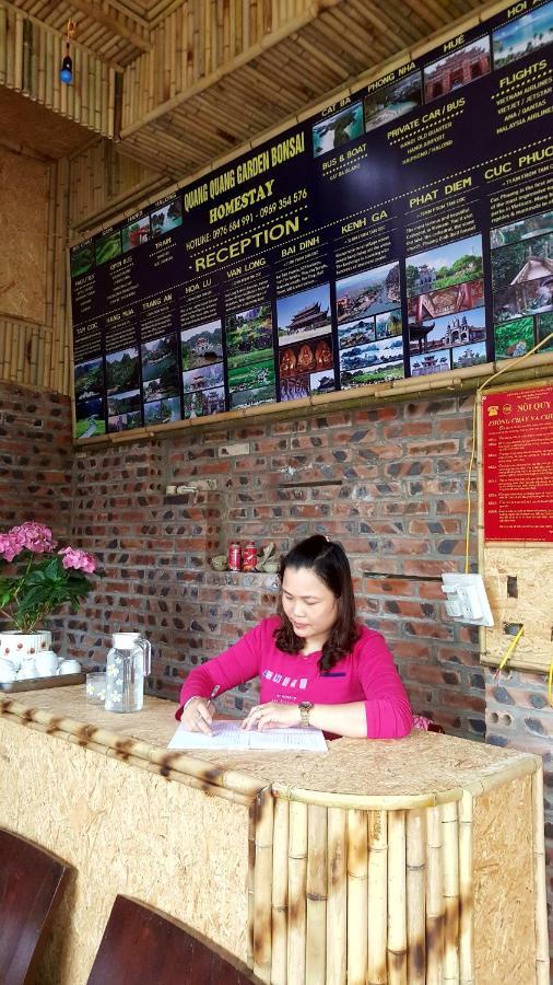 Quang Quang Garden Bonsai Homestay Ninh Bình Exteriör bild