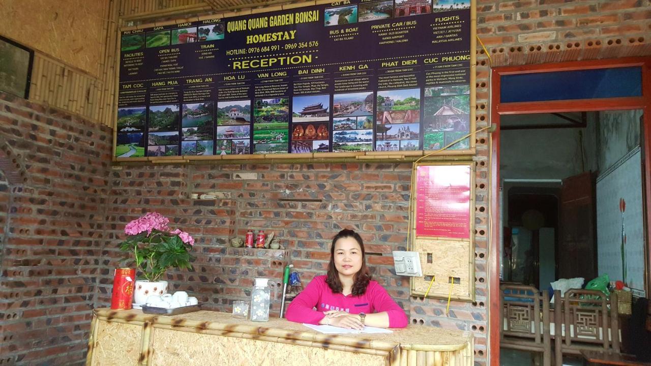 Quang Quang Garden Bonsai Homestay Ninh Bình Exteriör bild